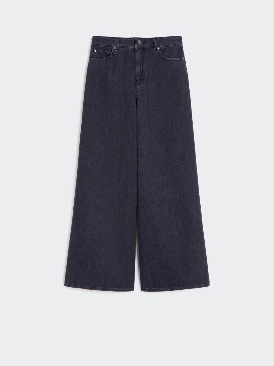 jean en denim de coton doux - noir