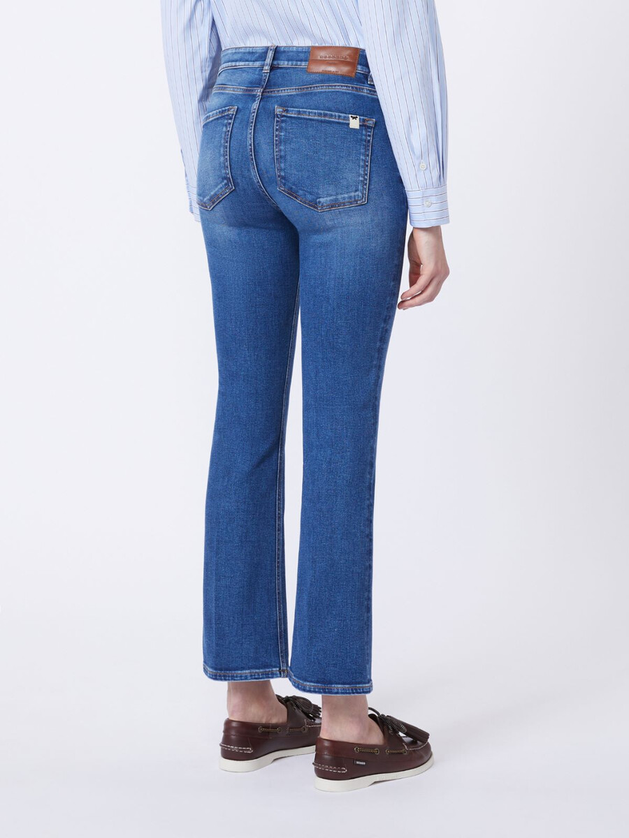 jean skinny en denim super stretch - marine